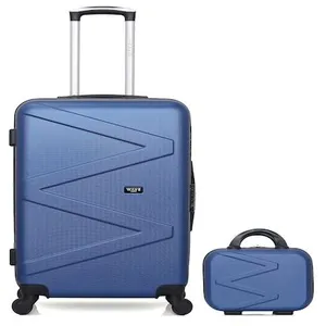 Wave Paris - lot de 2 valise weekend + vanity amazone - marine pas cher