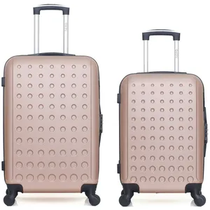 Comparateur de prix : - lot de 2 valises weekend et cabine taurus - rose dore