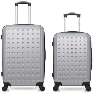 Hero - lot de 2 - valise weekend et valise cabine taurus - gris pas cher