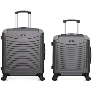 Comparateur de prix : - lot de 2 - valise weekend et valise cabine congo - gris fonce