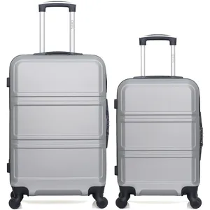 - lot de 2 - valise weekend et valise cabine utah - gris