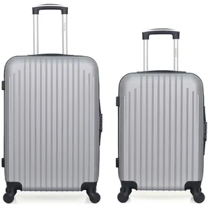Hero - lot de 2 - valise weekend et valise cabine carpates - gris pas cher
