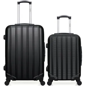 Hero - lot de 2 valises weekend et cabine abs himalaya - noir pas cher