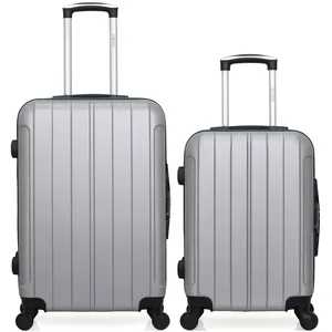 Comparateur de prix : Non communiqué Lot de 2 - valise weekend et valise cabine fogo HERO - gris