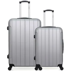 Comparateur de prix : Lot de 2 - valise grand format et valise weekend fogo HERO - gris