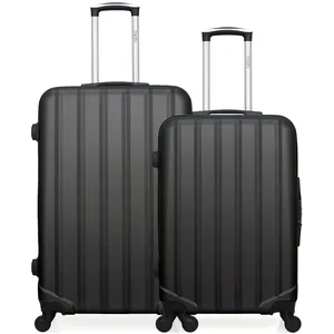 Hero - lot de 2 valises grand format et weekend abs himalaya - gris fonce pas cher
