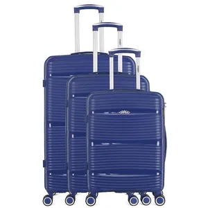 Comparateur de prix : Obago - 3 Valises 4 roues simples Centaure 75/65/56 cm bleu marine T.U