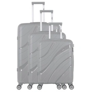 Comparateur de prix : OBAGO - Set De 3 Valises PERSEE 75 cm 4 Roues - gris
