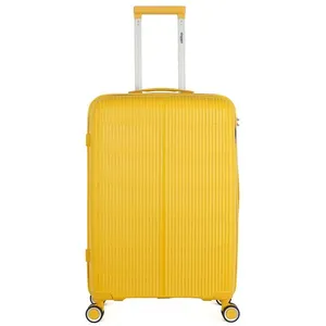 Valise - OBAGO - ANDROMEDE - Weekend - 4 roues - 65 cm - Jaune pas cher