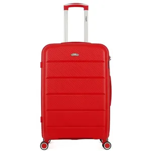 Obago - Valise Moyen Séjour 4 roues simples 65 cm Phenix rouge T.U
