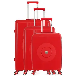 Comparateur de prix : OBAGO - Set De 3 Valises ORION 75 cm 4 Roues - rouge