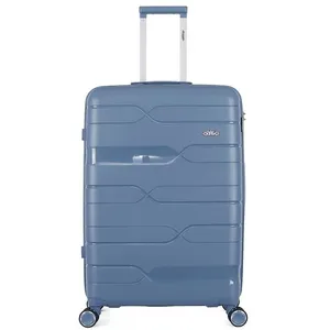 Obago - Valise Long Séjour 4 roues simples 75 cm Pegase bleu gris T.U pas cher