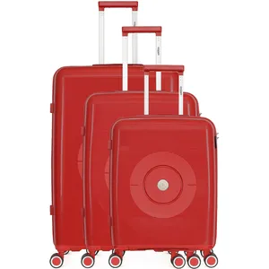 Comparateur de prix : GENERIQUE obago - set de 3 valises orion 75 cm 4 roues - rouge fonce