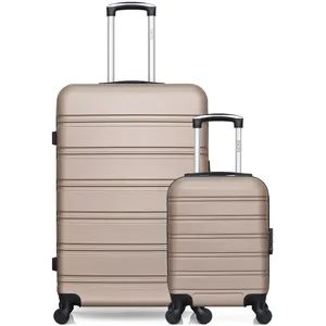 Comparateur de prix : Hero - lot de 2 - valise grand format et valise cabine xxs renoso - beige