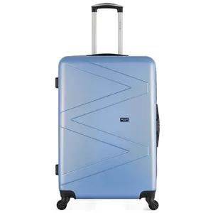 wave paris - valise grand format amazone 75 cm 4 roues - bleu dore pas cher