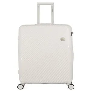 obago - lot de 2 - valises grand format et weekend cassiopee - blanc