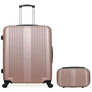 Hero - Lot Valise grand format et Vanity L ipari rose doré OS pas cher