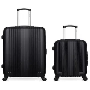 Hero - Lot de 2 Valises grand format et cabine L ipari noires OS pas cher