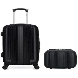 HERO - LOT DE 2 - Valises cabine et vanity LIPARI noir Taille unique pas cher