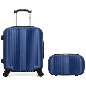 HERO - LOT DE 2 - Valises cabine et vanity LIPARI - bleu pas cher