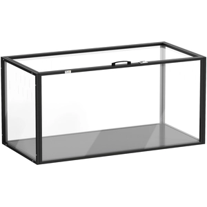 PawHut Cage pour Hamster Habitat Rongeurs Transparent de Vue Panoramiq... pas cher