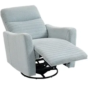 HOMCOM Fauteuil inclinable, fauteuil de relaxation avec repose-pieds, ... pas cher