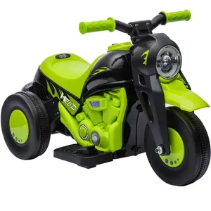 AIYAPLAY Moto électrique enfants 2-5 ans, 3 roues, 6 V, 3 km/h, avec f... pas cher