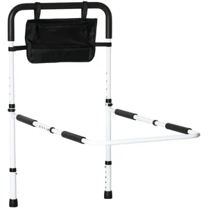 Comparateur de prix : Barrière de lit HOMCOM - Réglable en hauteur et en profondeur - Blanc ...
