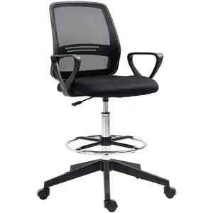 Vinsetto Fauteuil de bureau chaise de bureau assise haute réglable tab... pas cher