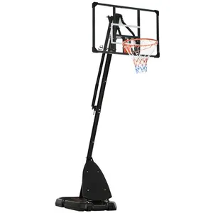 SPORTNOW Panier de basket-ball sur pied avec base de lestage sur roule... pas cher