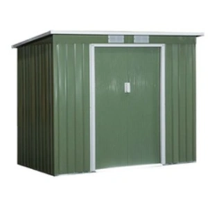 Abri de jardin - OUTSUNNY - fondation incluse - 213x130x173cm - Vert pas cher