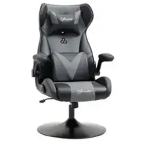 Comparateur de prix : Vinsetto - Chaise de gaming - revêtement synthétique - 69x73x118cm - Noir