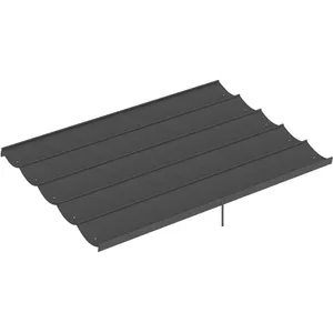 Comparateur de prix : Outsunny Toile de rechange pour pergola rétractable 4 x 3 m polyester haute densité 180 g/m² imperméabilisé gris 350x250x1cm Gris