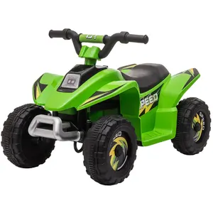 Comparateur de prix : HOMCOM - Quad électrique pour enfants - PP - 72x40x45.5cm - Vert