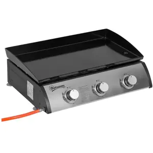 Comparateur de prix : Plancha gaz de table portable 60x48x21cm Noir