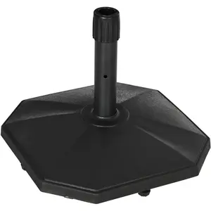 Outsunny - Pied de parasol - PE - 46x46x39cm - Noir pas cher