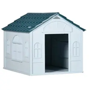 Comparateur de prix : PawHut Niche pour chien design maisonnette - dim. 65L x 75l x 63H cm -...