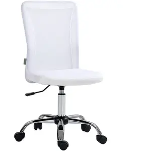 Vinsetto Chaise de bureau ergonomique hauteur réglable piètement chrom... pas cher