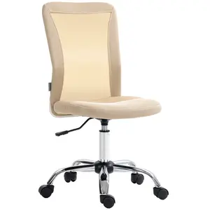Vinsetto Chaise de bureau ergonomique hauteur réglable piètement chrom... pas cher