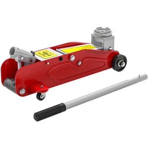 HOMCOM Cric hydraulique à profil bas en acier robuste, Charge maximale...Vendu paraosom