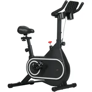SPORTNOW Vélo d'appartement volant d'inertie silencieux écran LCD guid...