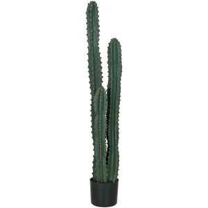Comparateur de prix : Outsunny Cactus artificiel grand réalisme plante artificielle grande taille dim. Ø 18 x 120H cm vert