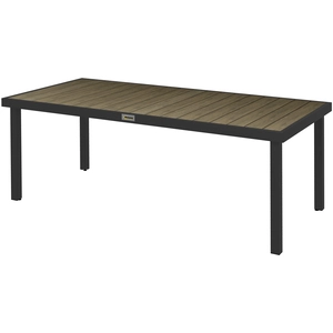 Outsunny Table de jardin rectangulaire pour 8 personnes en aluminium t... pas cher