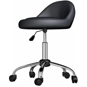 HOMCOM Tabouret à roulettes tabouret de travail pivotant 360° hauteur ...