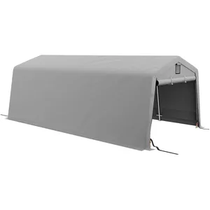 Comparateur de prix : Outsunny Tente garage carport dim. 6,2L x 3,3l x 2,4H m acier galvanis...