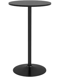 HOMCOM Table de bar ronde table de bistro mange-debout table de cuisin... pas cher