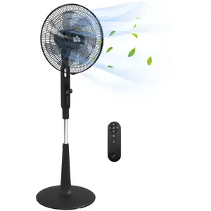 Comparateur de prix : HOMCOM Ventilateur Oscillant Réglable 40w 3 Modes 28 Vitesses Télécommande