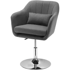 HOMCOM Fauteuil de salon Grand Confort Coussins lombaires Hauteur régl... pas cher