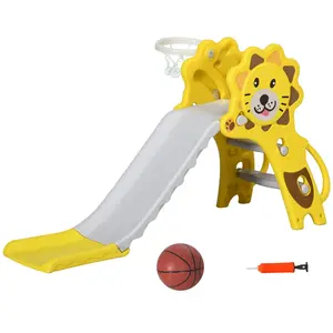 AIYAPLAY Toboggan pour enfants intérieur extérieur avec panier de bask...Vendu paraosom