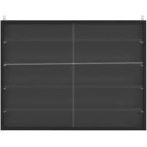 HOMCOM Vitrine murale pour objets de collection 5 étagère réglables en...Vendu paraosom
